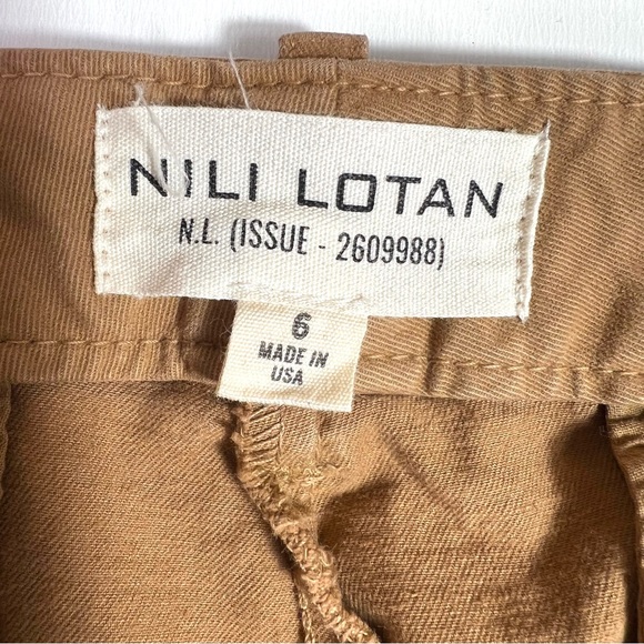 Nili Lotan Tomboy Chino Pants Size 6 - Picture 6 of 14